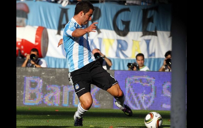 El argentino, Gonzalo Higuaín asegura que su selección tiene calidad. MEXSPORT  /