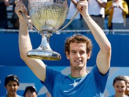 El escocés Andy Murray sufrió para llevarse por segunda vez en su carrera el torneo londinense. NTX  /