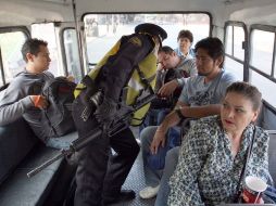 La Policía pone el énfasis en Toluca en el robo a pasajeros del transporte urbano. EL UNIVERSAL  /