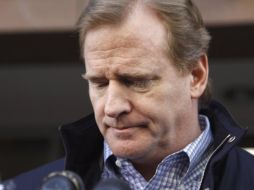 El comisionado de la NFL, Roger Goodell, estuvo presente en la reunión.AP  /