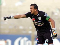 El arquero Miguel Becerra busca tener titularidad en conjunto lagunero.MEXSPORT  /