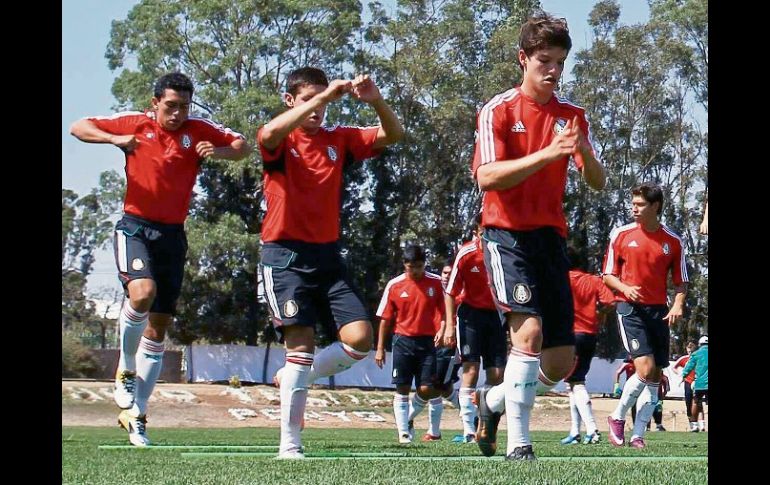 Desde el lunes pasado, el Tri Sub-17 está entrenando en Morelia. MEXSPORT  /