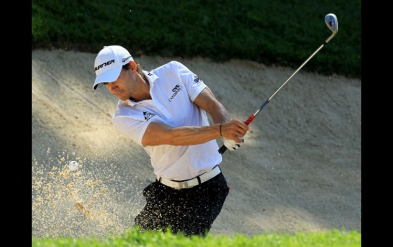 El golfista colombiano, Camilo Villegas, durante las prácticas antes del Torneo US Open de Golf. AFP  /