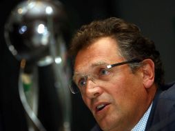 El Secretario general de la FIFA, Jerome Valcke, durante conferencia de prensa. MEXSPORT  /