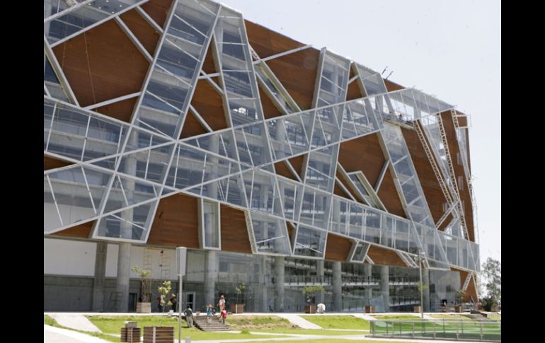 Vista de la Biblioteca Pública del Estado, obra de Fernando González. M. FREYRÍA  /