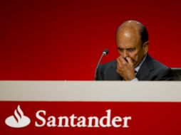 El presidente del Banco Santander, Emilio Botín. AP  /