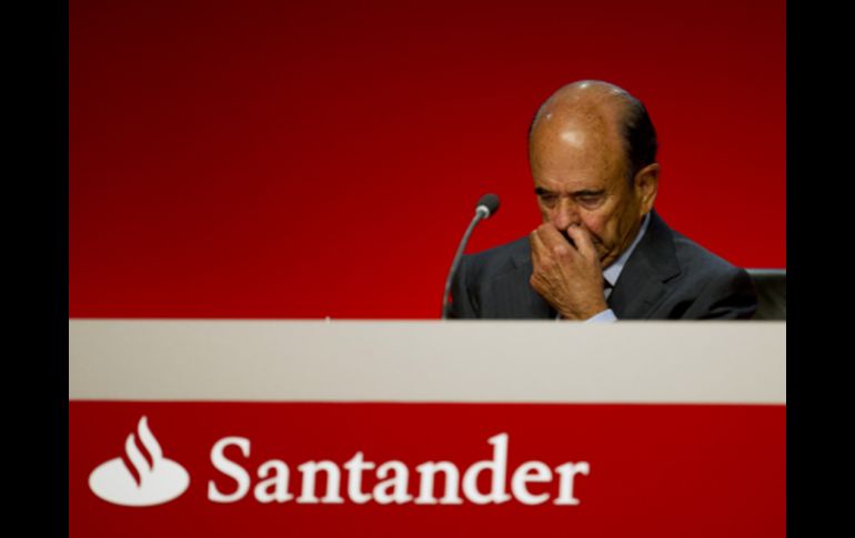 El presidente del Banco Santander, Emilio Botín. AP  /