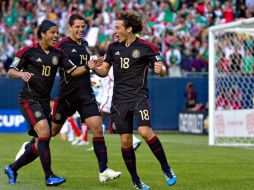 En la primera ronda, la Selección mexicana consiguió dos goleadas ante El Salvador y Cuba. MEXSPORT  /