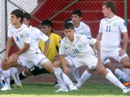 Selección de Uzbekistán durante entrenamiento de cara al Mundial Sub-17. MEXSPORT  /