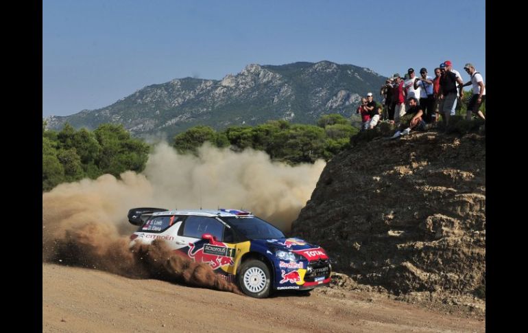 Sebastien Loeb, durante el rally. AFP  /