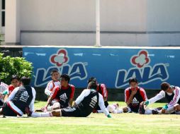 Selección nacional de México Sub-22, durante una sesión de entrenamiento. MEXSPORT  /