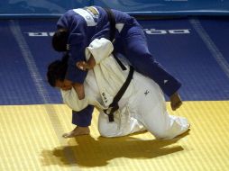 La mexicana Vanessa Zambotti durante competencia en Panamericano de Judo 2011. MEXSPORT  /