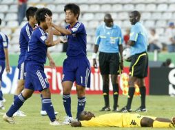 Japón derrotó por la mínima diferencia a Jamaica. MEXSPORT  /