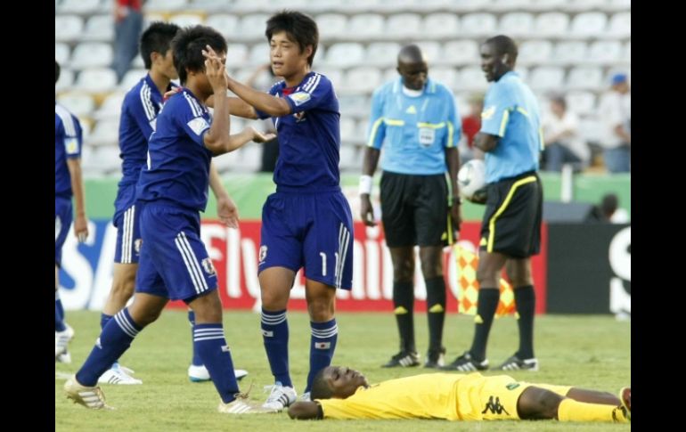 Japón derrotó por la mínima diferencia a Jamaica. MEXSPORT  /