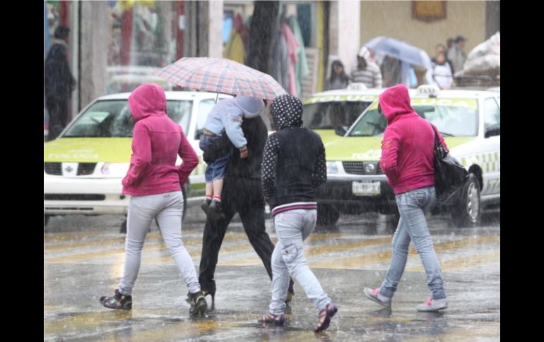 Se prevén lluvias fuertes a intensas que podrían estar acompañadas de actividad eléctrica. ARCHIVO  /