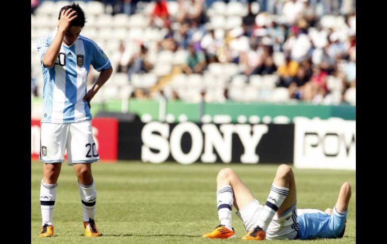 La albiceleste perdió 3-0 en su presentación contra Francia. MEXSPORT  /