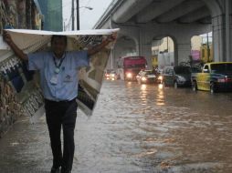 Beatriz azotó fuertemente al puerto de Acapulco en donde se registraron inundaciones, y encharcamientos. NTX  /