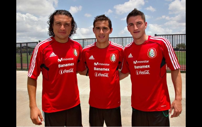 Reynoso, Aguilar y Mier, los nuevos refuerzos de la Selección Mexicana. MEXSPORT  /