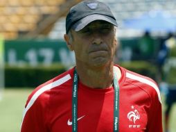 El entrenador Patrick Gonfalone de Francia, durante juego de la Copa del Mundo contra Japón. MEXSPORT  /