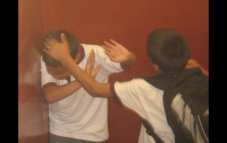 Ejemplo de una situación de bullying o acoso escolar, caracterizado como una muestra de maltrato psicológico. ARCHIVO  /