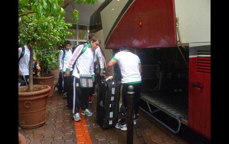 Los jugadores mexicanos de la Sub-17 viajan a monterrey este medio día. E.LÓPEZ  /