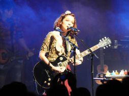 Lafourcade durante un concierto celebrado la víspera en una sala parisina con sus compatriotas Ely Guerra y Julieta Venegas. NTX  /