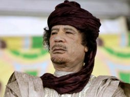 El líder libio Muamar Gadhafi calificó de asesinos a los estados de la OTAN durante un discurso. ARCHIVO  /