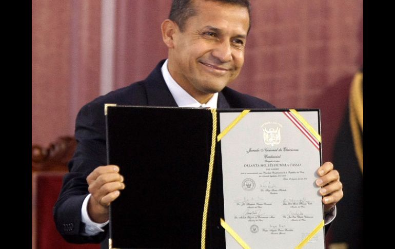 Humala asumirá el cargo el próximo 28 de julio, día de la Independencia nacional. AP  /