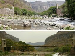 Los trabajos en el nuevo puente muestran poco avance y no se conservaron los elementos de la antigua estructura. E. PACHECO  /