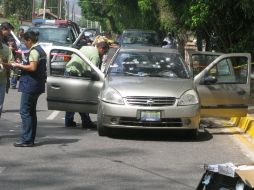 En el lugar, se aseguraron más de 36 casquillos de los calibres .40 y 9 milímetros. M. PATIÑO  /