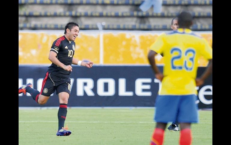 El jugador de las Chivas, Marco Fabián, anotó el único tanto del partido al minuto 72. AFP  /