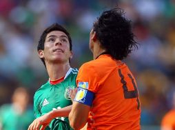 Marco Antonio Bueno, tiene el deseo de cumplir su sueño de anotar su primer gol en la Copa del Mundo Sub-17. MEXSPORT  /