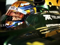 El mexicano Estaban Gutiérrez, conductor del Lotus Art, se llevó su primer triunfo en la GP2 Series. MEXSPORT  /