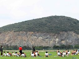 La selección Sub-17 se prepara para enfrentar a Panamá en Pachuca, Hidalgo. MEXSPORT  /