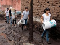 Se detectaron 14 viviendas afectadas tras el deslave del Cerro Viejo sucedido el día sábado pasado. A. HINOJOSA  /