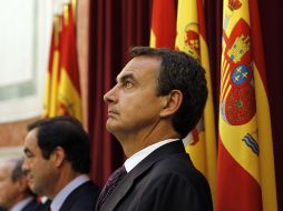 En la imagen, el mandatario José Luis Rodríguez Zapatero durante una ceremonia en el Parlamento español. REUTERS  /