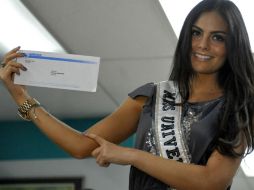 La reina de la belleza visita a Guatemala por primera vez; desea generar conciencia para prevenir la enfermedad. AFP  /