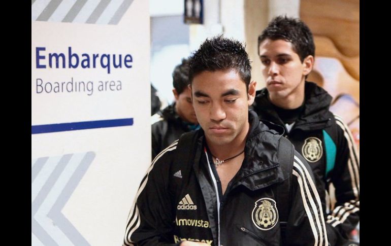 Marco Fabián y los demás expulsados del Tricolor Sub-22 reportarán este día con sus equipos. EFE  /