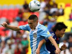 Durante el juego de Argentina contra Japón. MEXSPORT  /