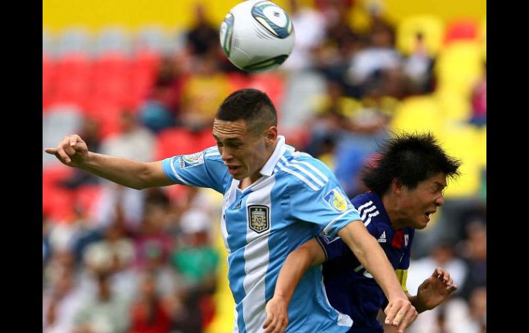 Durante el juego de Argentina contra Japón. MEXSPORT  /