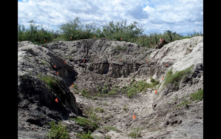 Se encontraron huesos de un mamut columbino y un clovis con posibles cortes hechos por humanos. EL UNIVERSAL  /