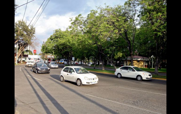 Aspecto actual de la glorieta en la colonia Chapalita. E. BARRERA  /