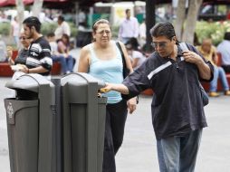 Los botes instalados en la zona del primer cuadro de la ciudad nunca fueron “inteligentes”. E. PACHECO  /