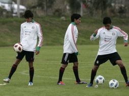 Jugadores de la Selección mexicana durante entrenamiento para Copa América en Argentina. REUTERS  /