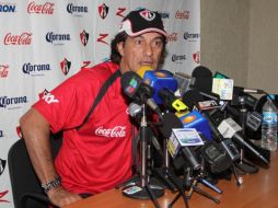 Rubén Omar Romano durante rueda de prensa. S.SÁNCHEZ  /