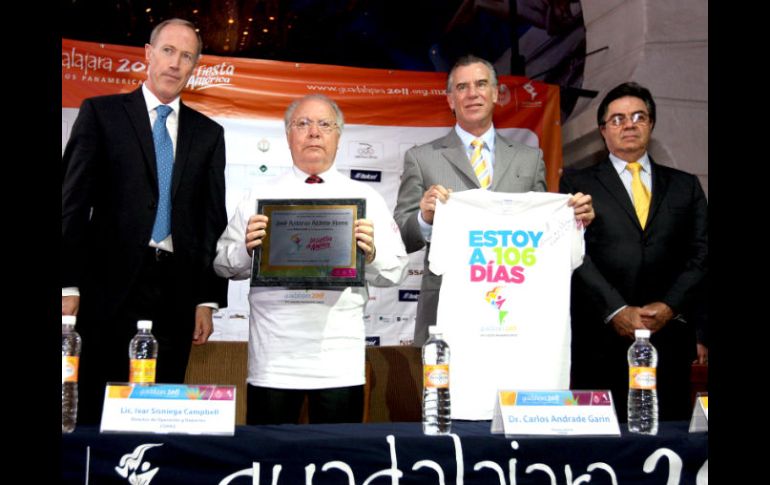 Antonio Aldrete fue el primer promotor de la candidatura de Guadalajara por los Juegos. E. BARRERA  /