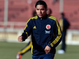 El goleador Radamel Falcao, durante sesión de entrenamiento en Santa Fé, Argentina. EFE  /