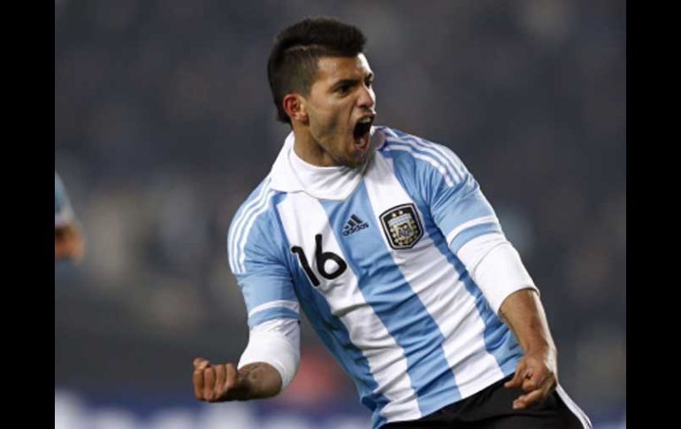 Sergio 'Kun' Agüero dio el empate a al Selección de Argentina. REUTERS  /