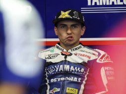 Jorge Lorenzo durante la primera jornada de entrenamientos. EFE  /