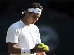 Rafael Nadal en el partido de la semifinal contra Andy Murray  /